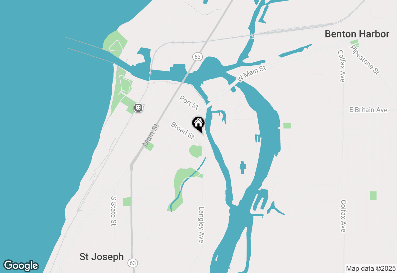 Map of 1117 Broad Street #2C, St. Joseph, MI 49085
