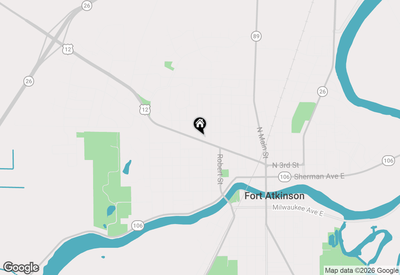 Map of 700 Madison Ave, Fort Atkinson, WI 53538