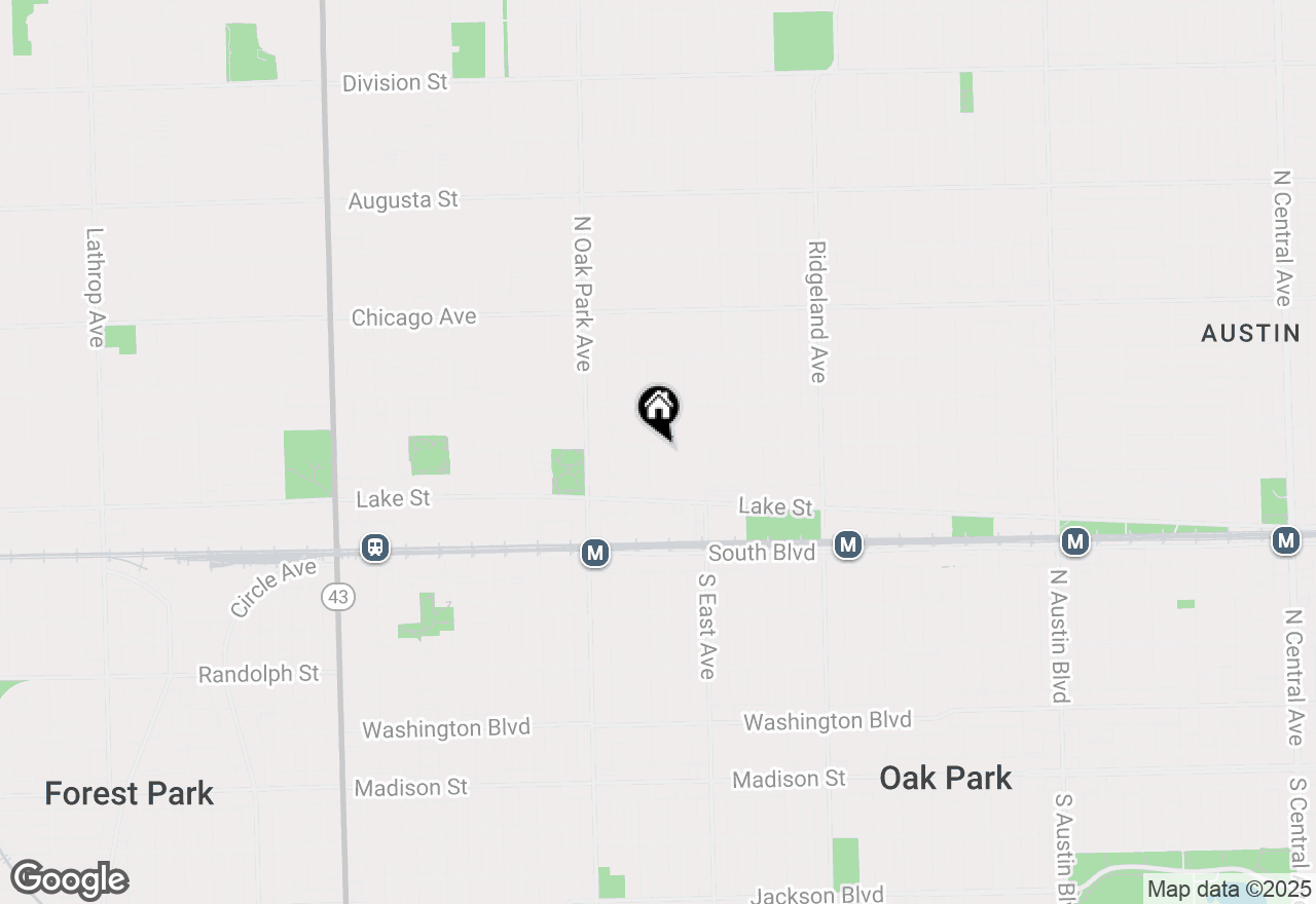 Map of 179 N Linden Ave #1, Oak Park, IL 60302