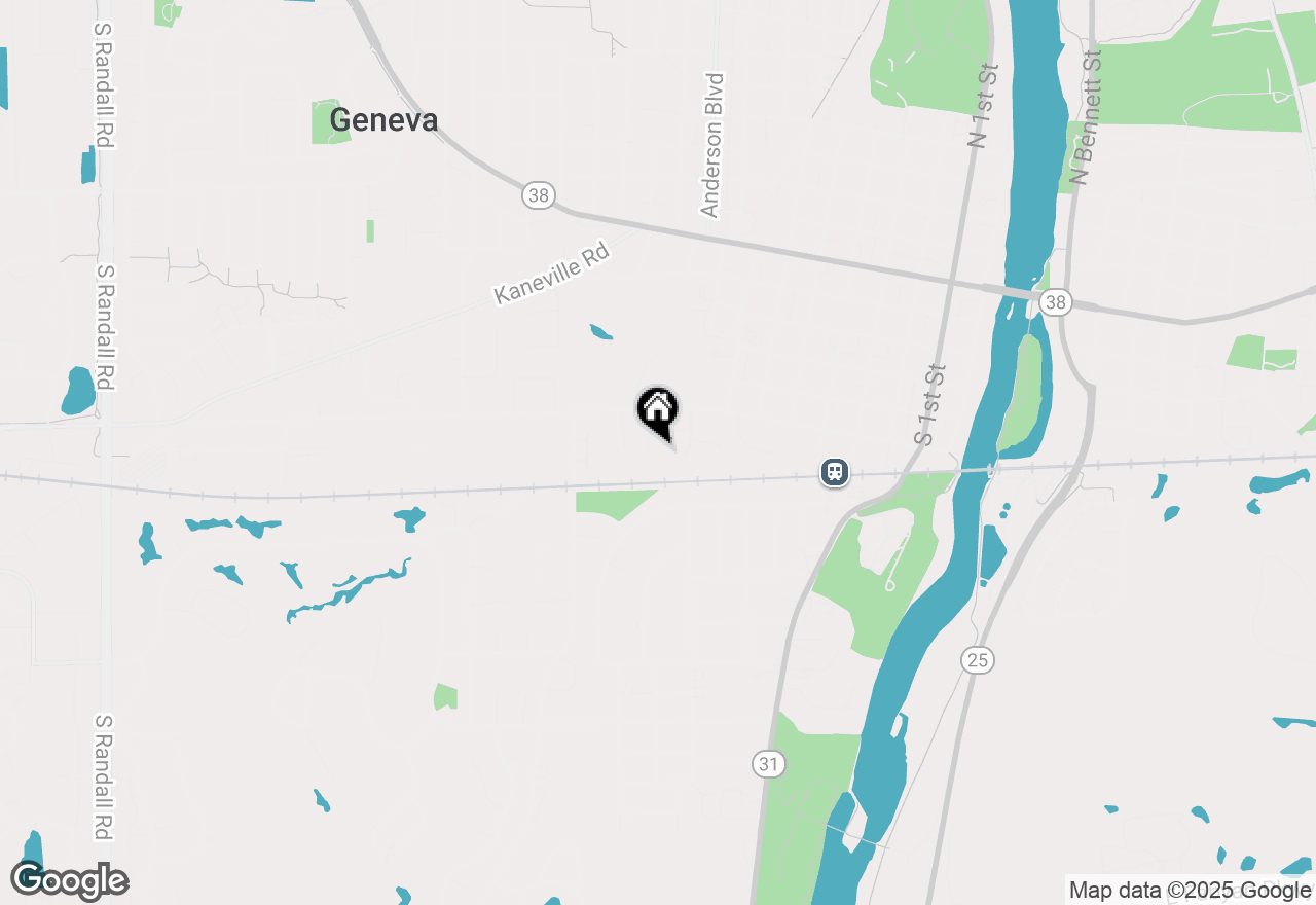 Map of 525 Mead Court, Geneva, IL 60134