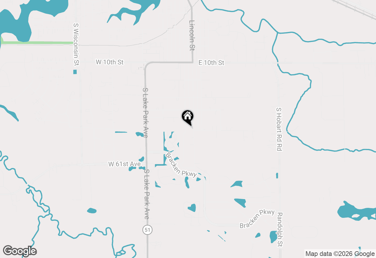 Map of 1359 State Street, Hobart, IN 46342