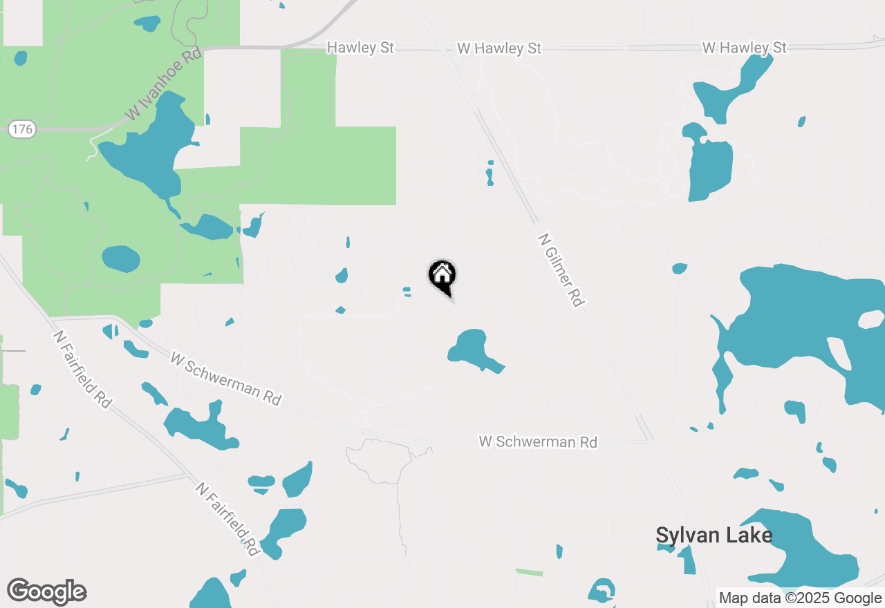 Map of 3 Harborside Way, Hawthorn Woods, IL 60047