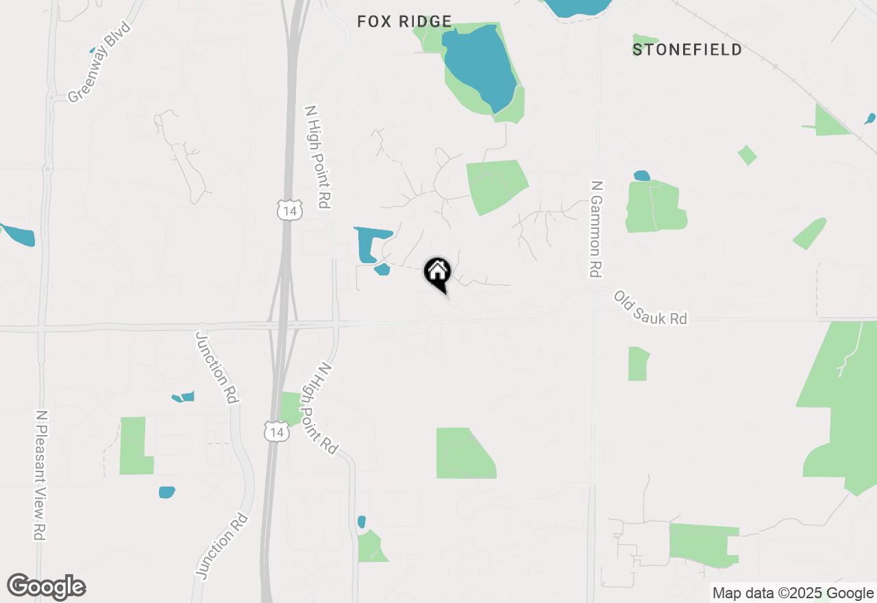 Map of 7422 Old Sauk Road, Madison, WI 53717