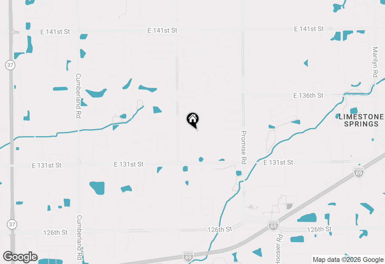 Map of 10686 Trailwood Drive, Fishers, IN 46038