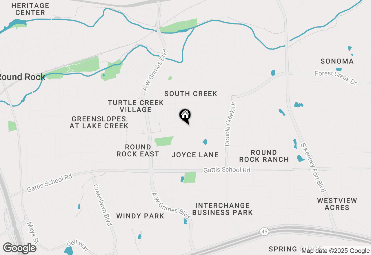 Map of 2124 Redwing Way, Round Rock, TX 78664