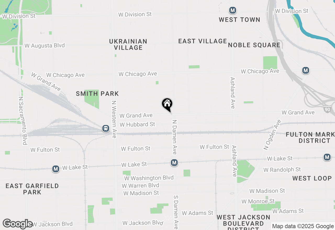 Map of 2045 W Grand Avenue #202, Chicago, IL 60612