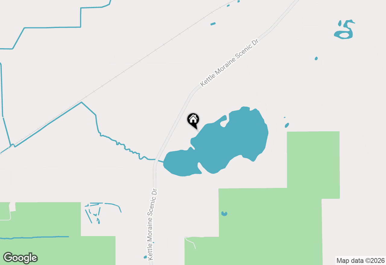 Map of W1411 N Blue Spring Lake Dr, Palmyra, WI 53156