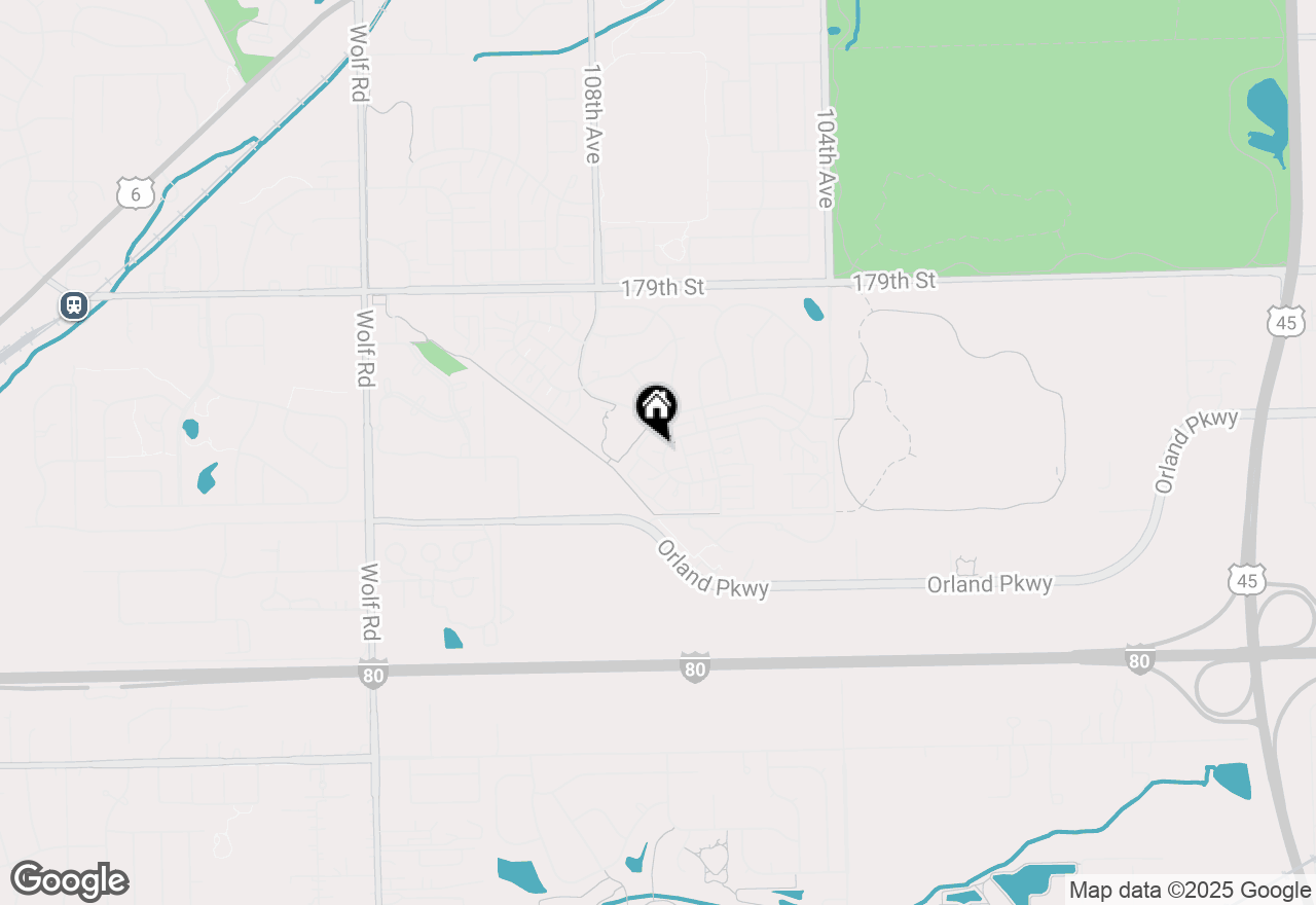 Map of 10709 Kentucky Court #35, Orland Park, IL 60467