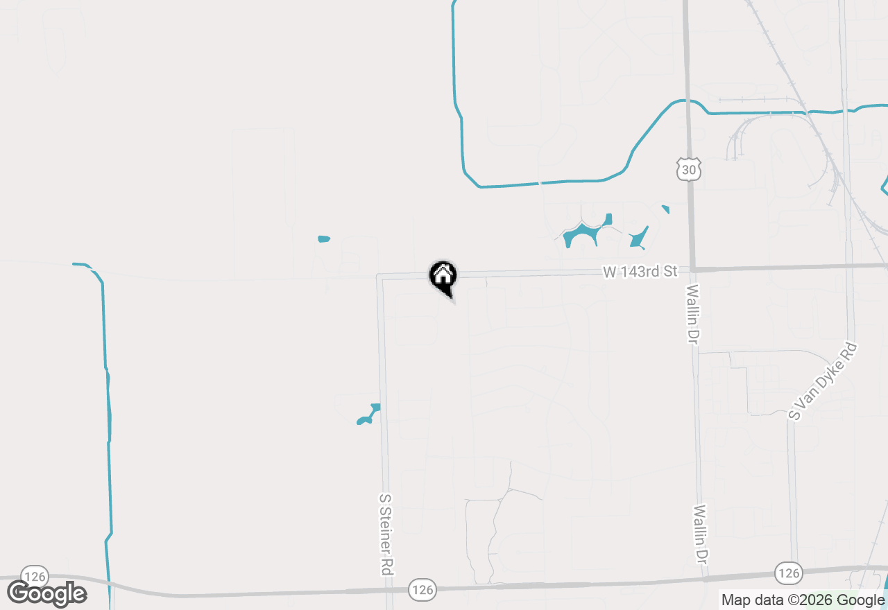 Map of 14343 S Charlton Place, Plainfield, IL 60544