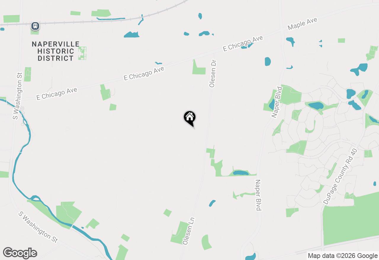 Map of 1225 Edward Road, Naperville, IL 60540