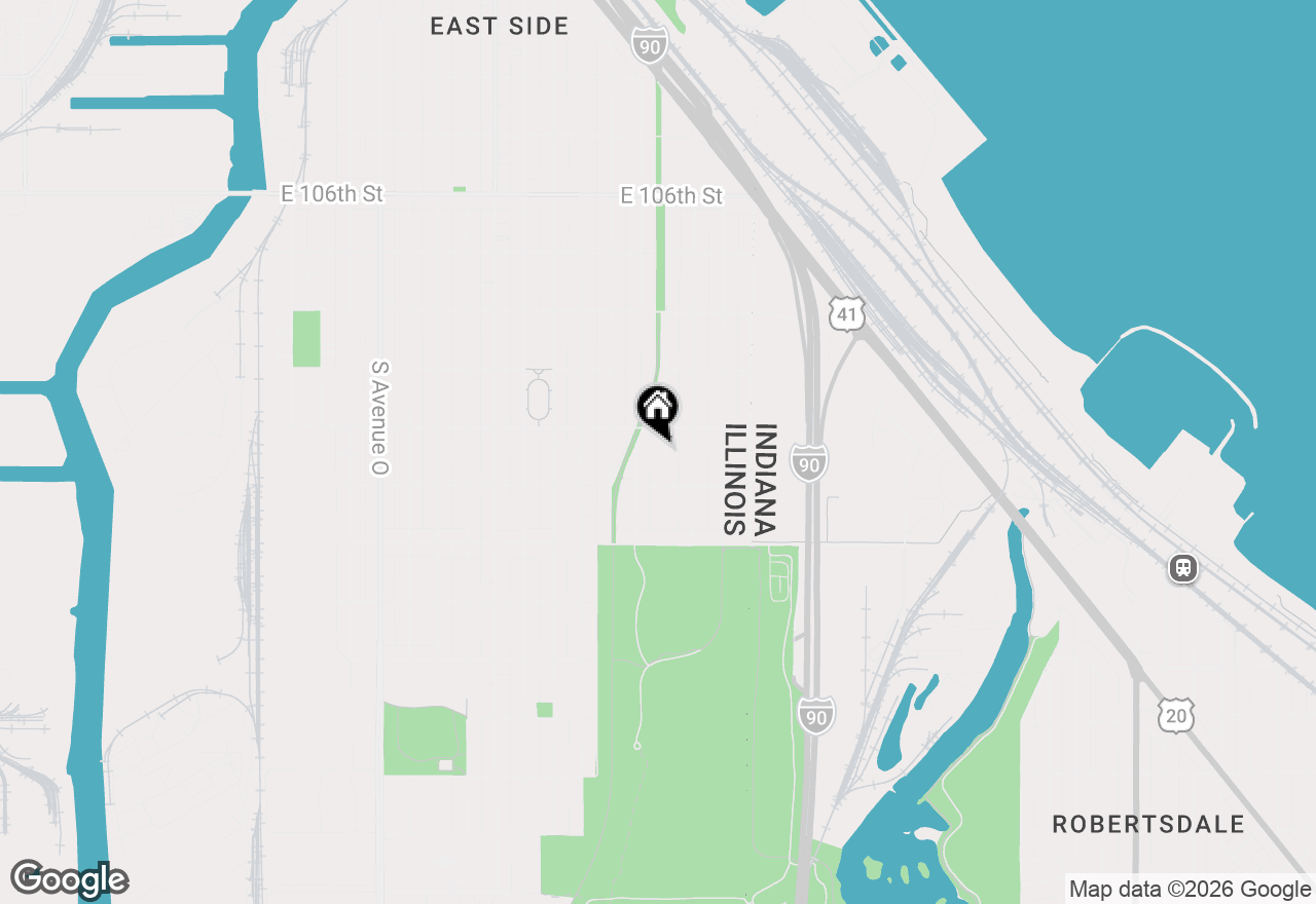 Map of 11022 S Avenue D, Chicago, IL 60617