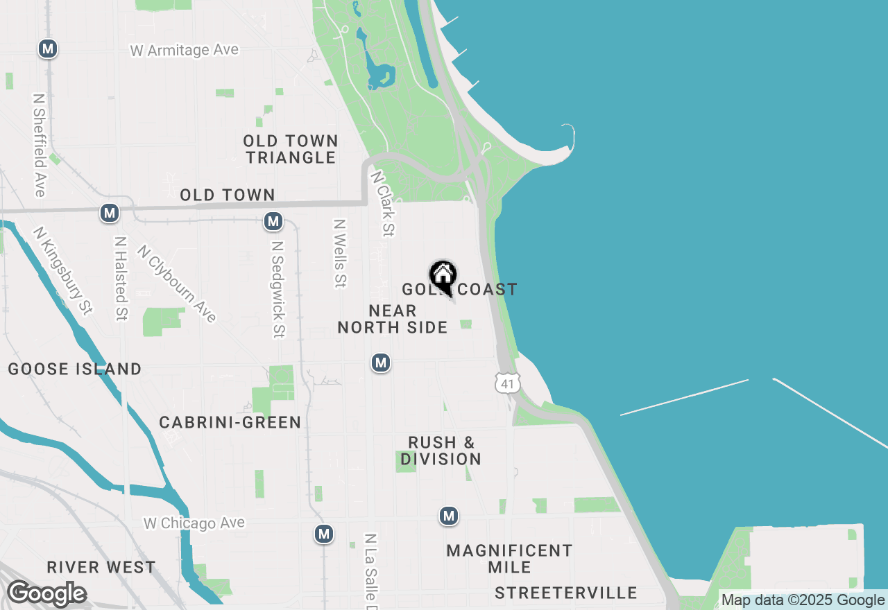 Map of 1325 N State Parkway #7A, Chicago, IL 60610
