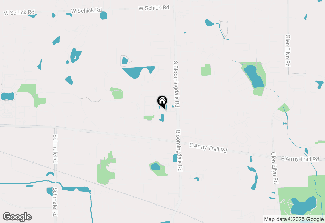 Map of 200 S Waters Edge Drive #101, Glendale Heights, IL 60139