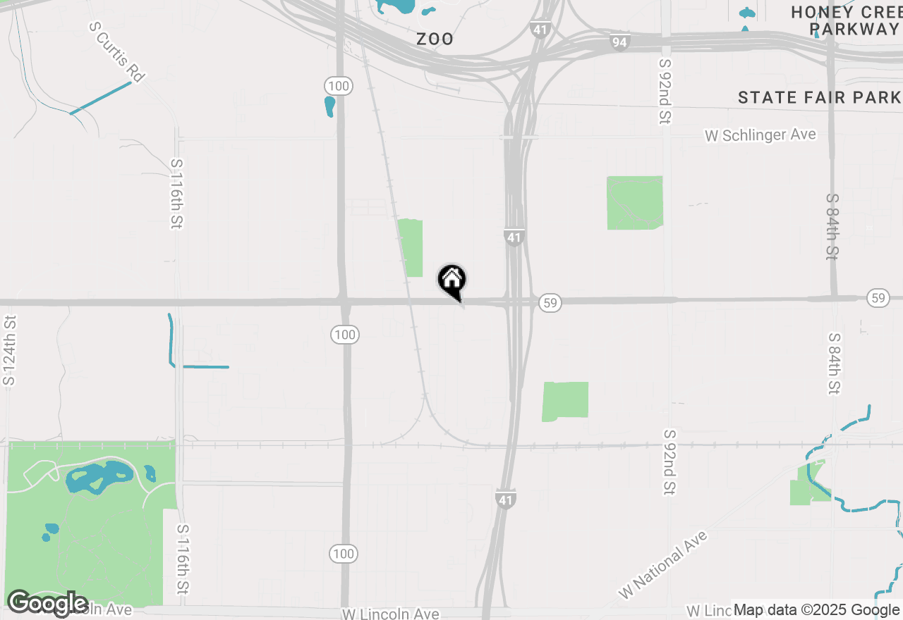 Map of 10211 W Greenfield Avenue #25, West Allis, WI 53214