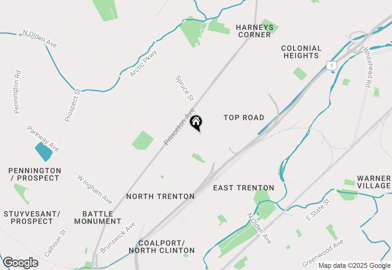 Map of 883-891 Brunswick Avenue, Trenton, NJ 08638