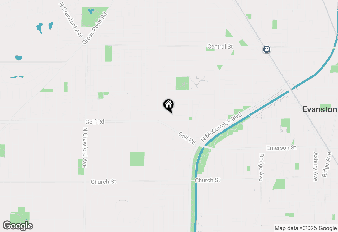 Map of 2113 Forestview Road, Evanston, IL 60201