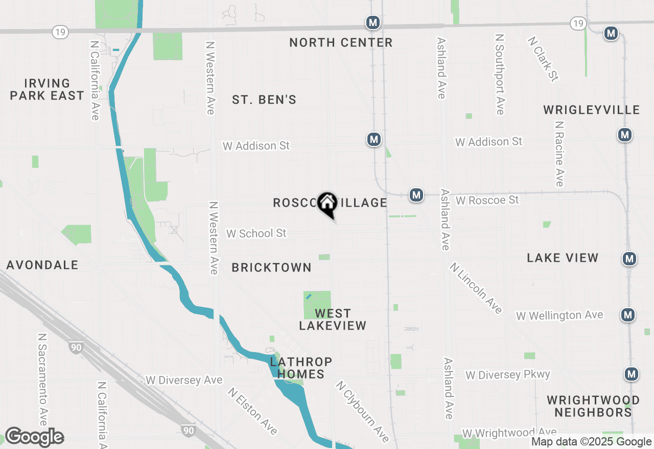 Map of 3312 N Damen Avenue #2, Chicago, IL 60618