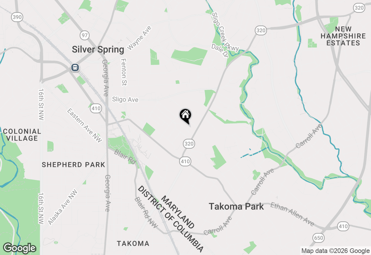 Map of 615 Gist Avenue, Silver Spring, MD 20910