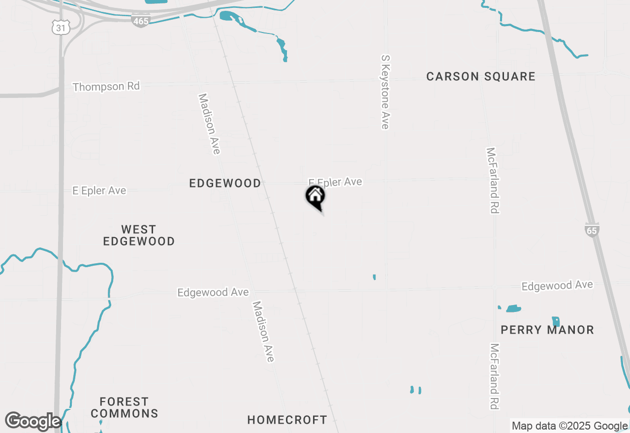 Map of 5603 S Randolph Street, Indianapolis, IN 46227