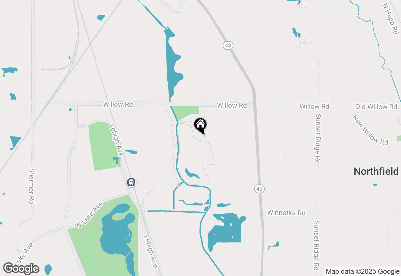 Map of 1913 Westleigh Drive, Glenview, IL 60025