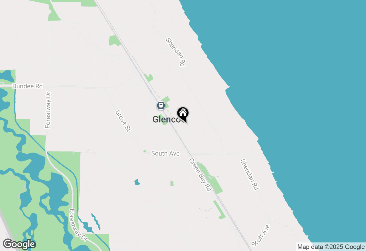 Map of 264 Cedar Lane, Glencoe, IL 60022