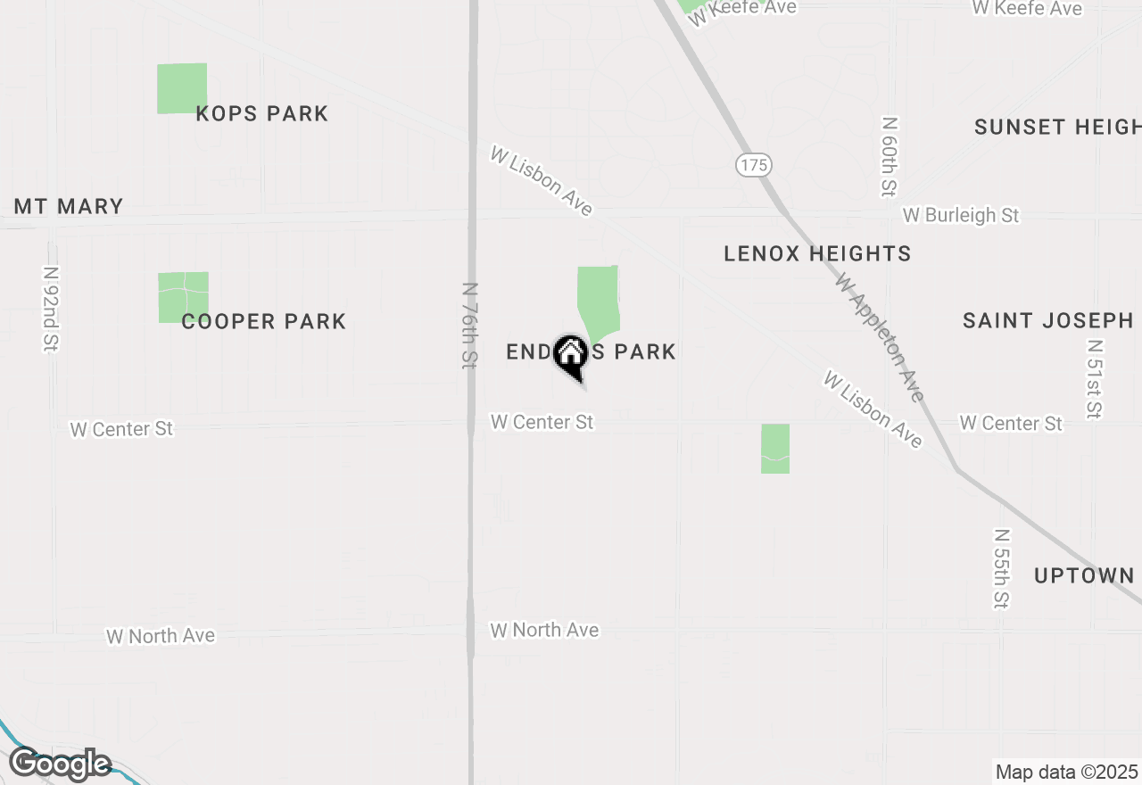 Map of 2744 Lefeber Ave, Wauwatosa, WI 53210