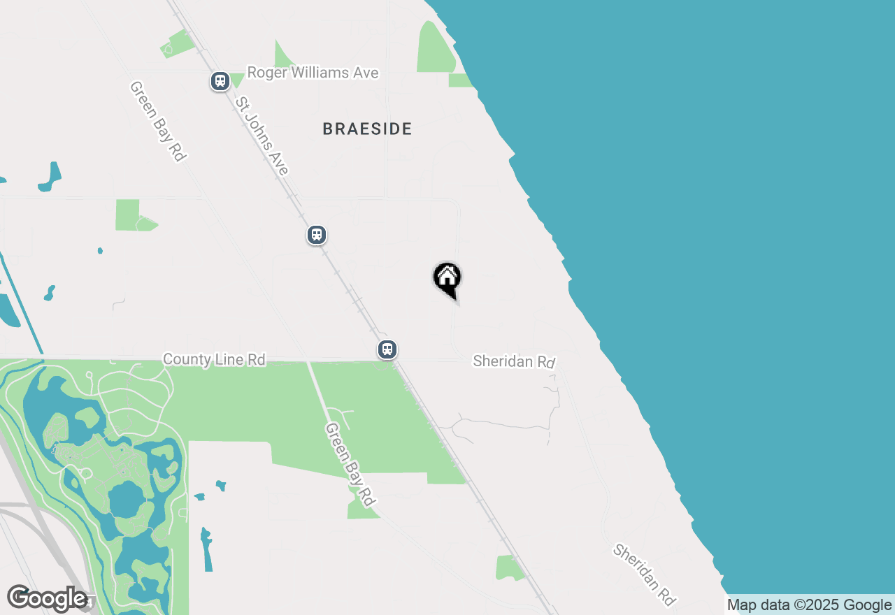 Map of 130 Sheridan Road, Highland Park, IL 60035