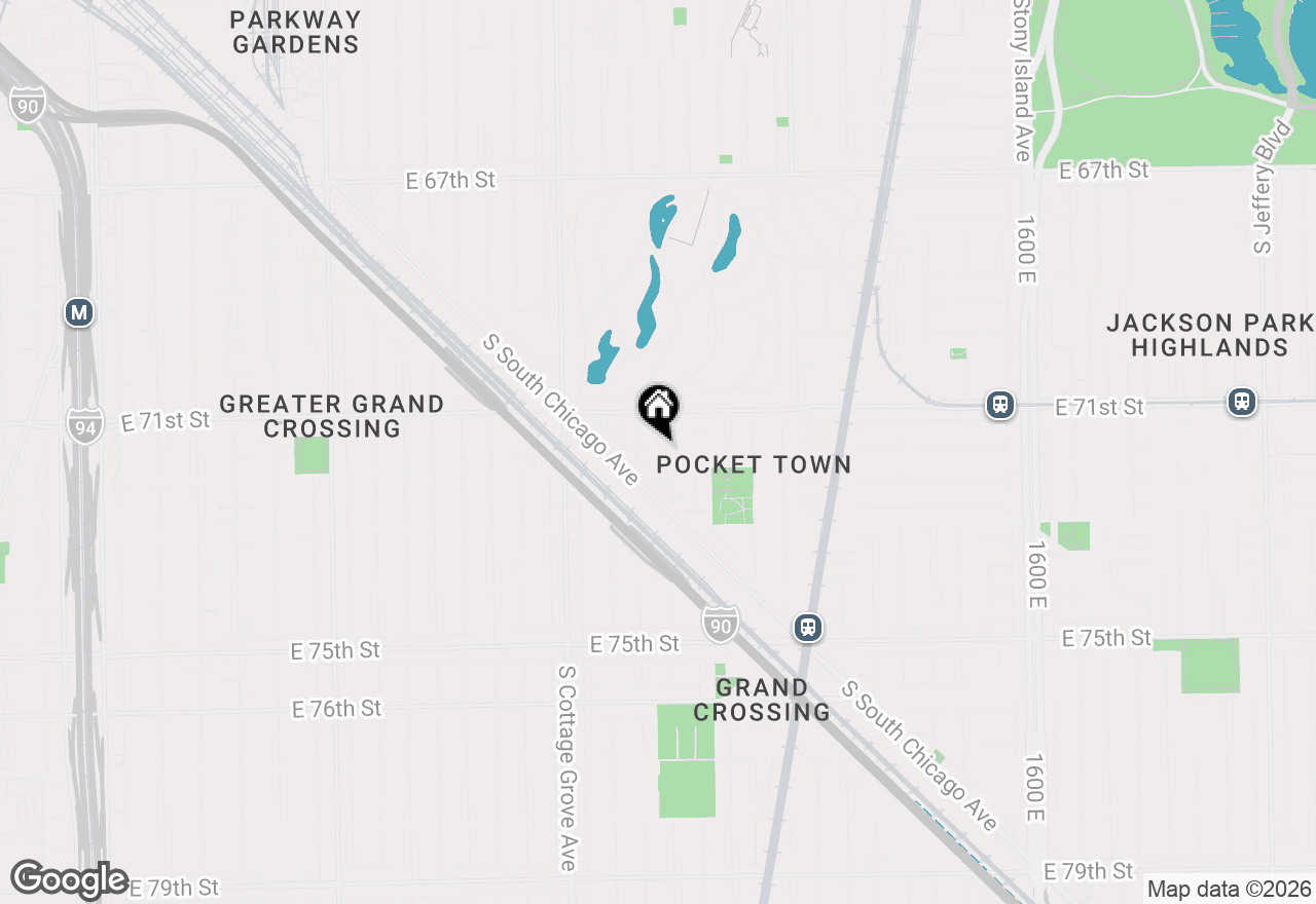 Map of 7145 S Ingleside Avenue, Chicago, IL 60619