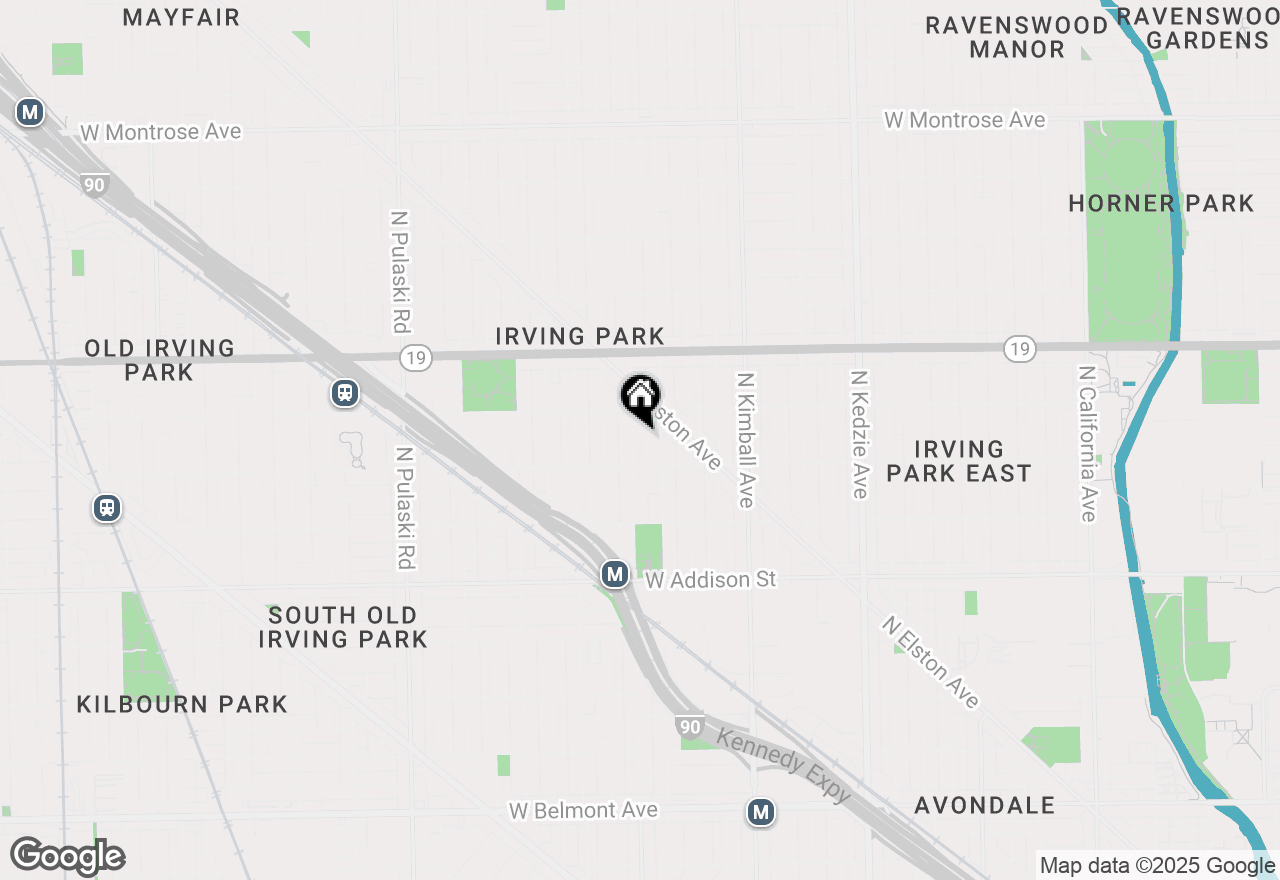 Map of 3829 N Central Park Avenue #G, Chicago, IL 60618