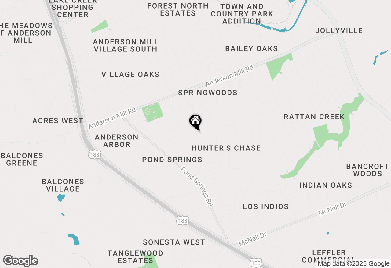 Map of 12507 Turtle Rock Rd #A, Austin, TX 78729