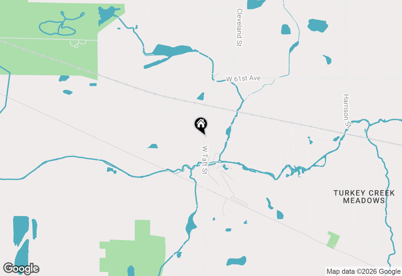 Map of 6452 W Taft Street, Merrillville, IN 46410