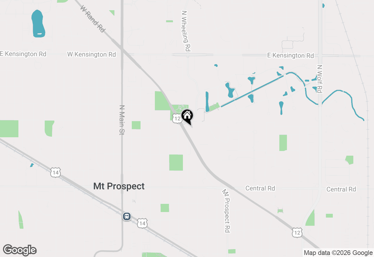 Map of 720 E Rand Road, Mount Prospect, IL 60056