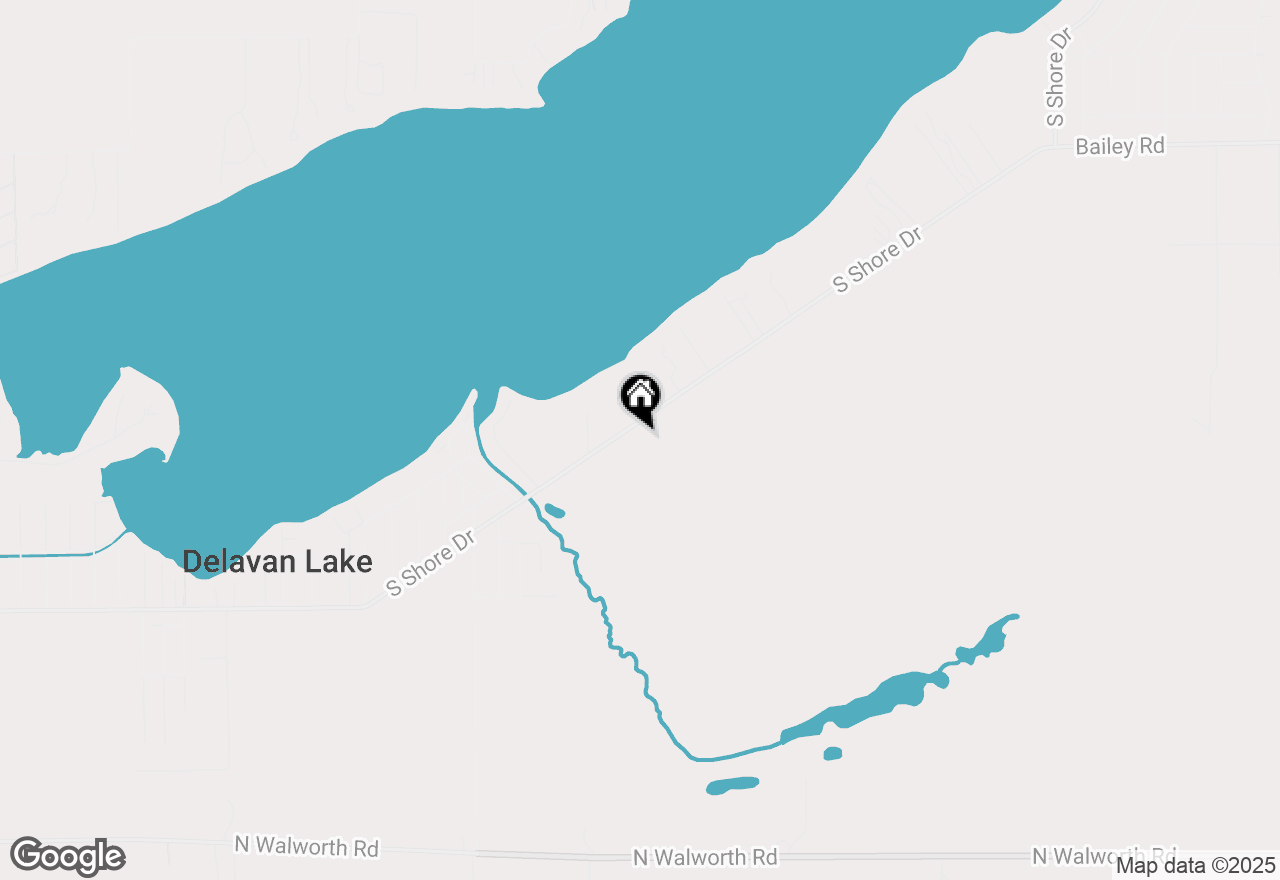 Map of 3483 South Shore Dr, Delavan, WI 53115
