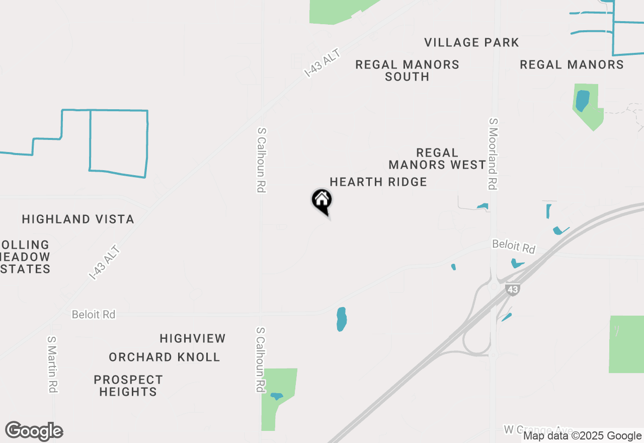 Map of 16820 W Autumn Trace Ct, New Berlin, WI 53151