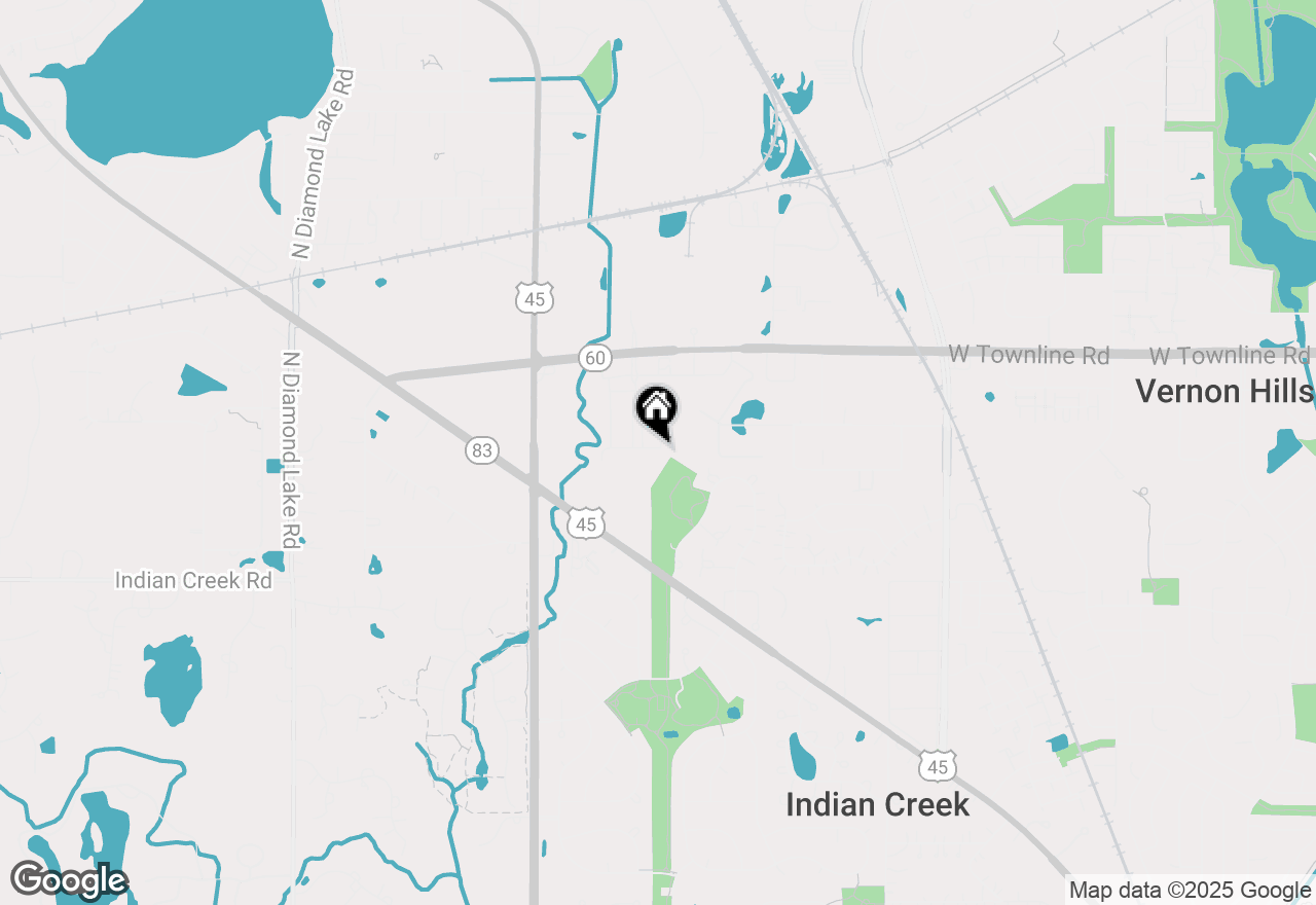 Map of 571 Yosemite Way, Mundelein, IL 60060