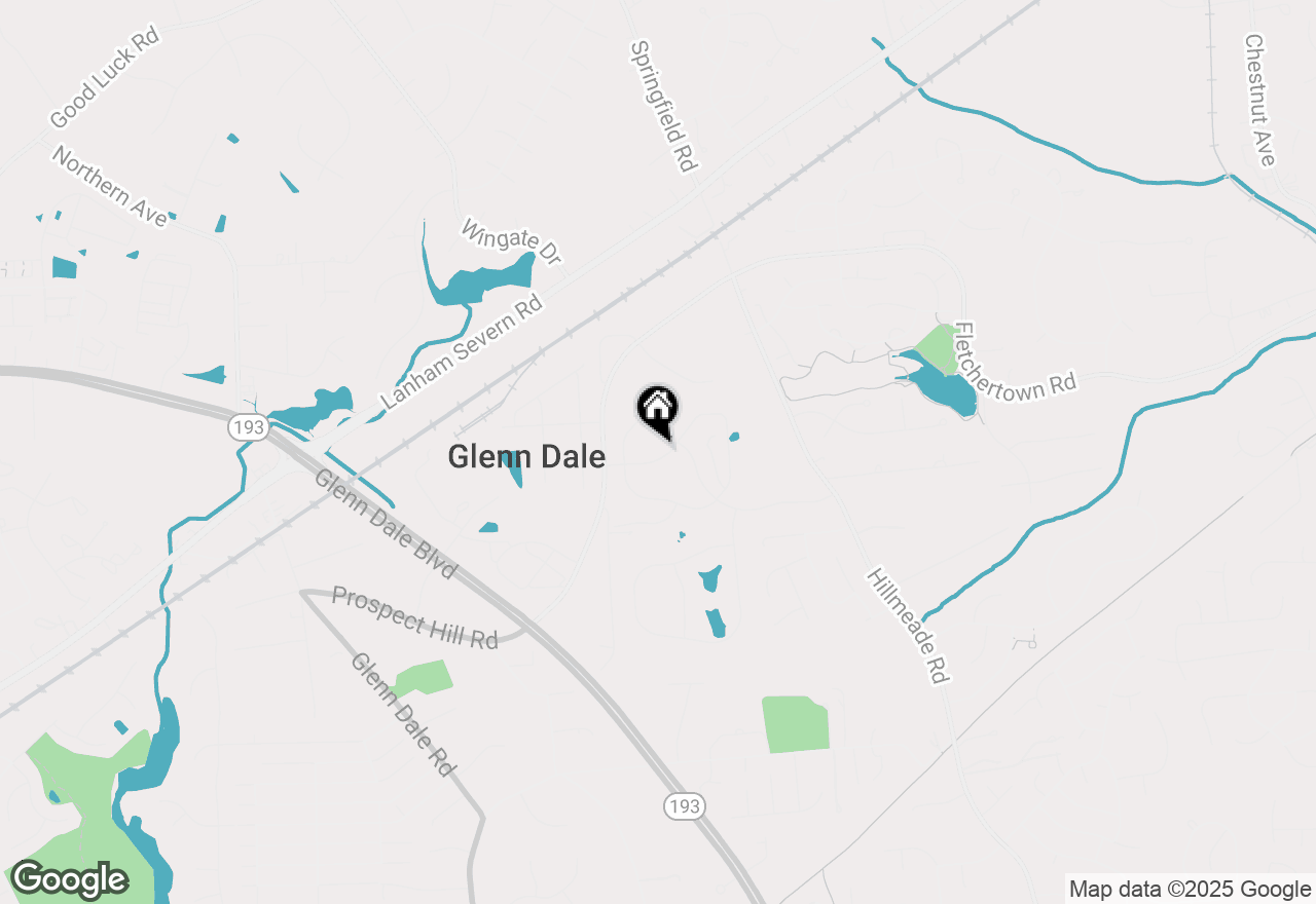 Map of 11610 Wynnifred Pl, Glenn Dale, MD 20769