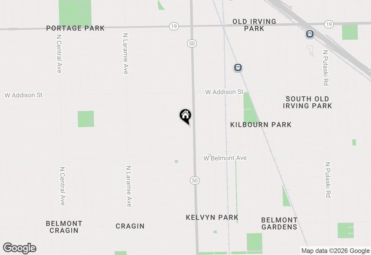 Map of 4831 W Roscoe Street #2, Chicago, IL 60641