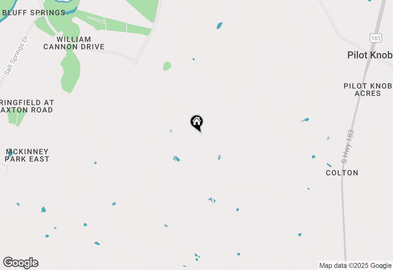 Map of 7813 Moody Bnd, Austin, TX 78744