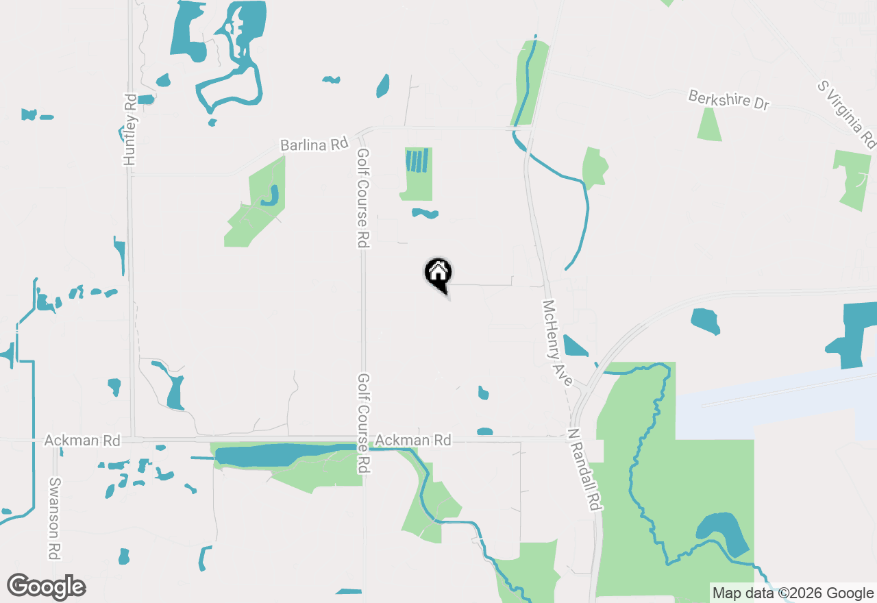 Map of 1097 Amberwood Drive, Crystal Lake, IL 60014