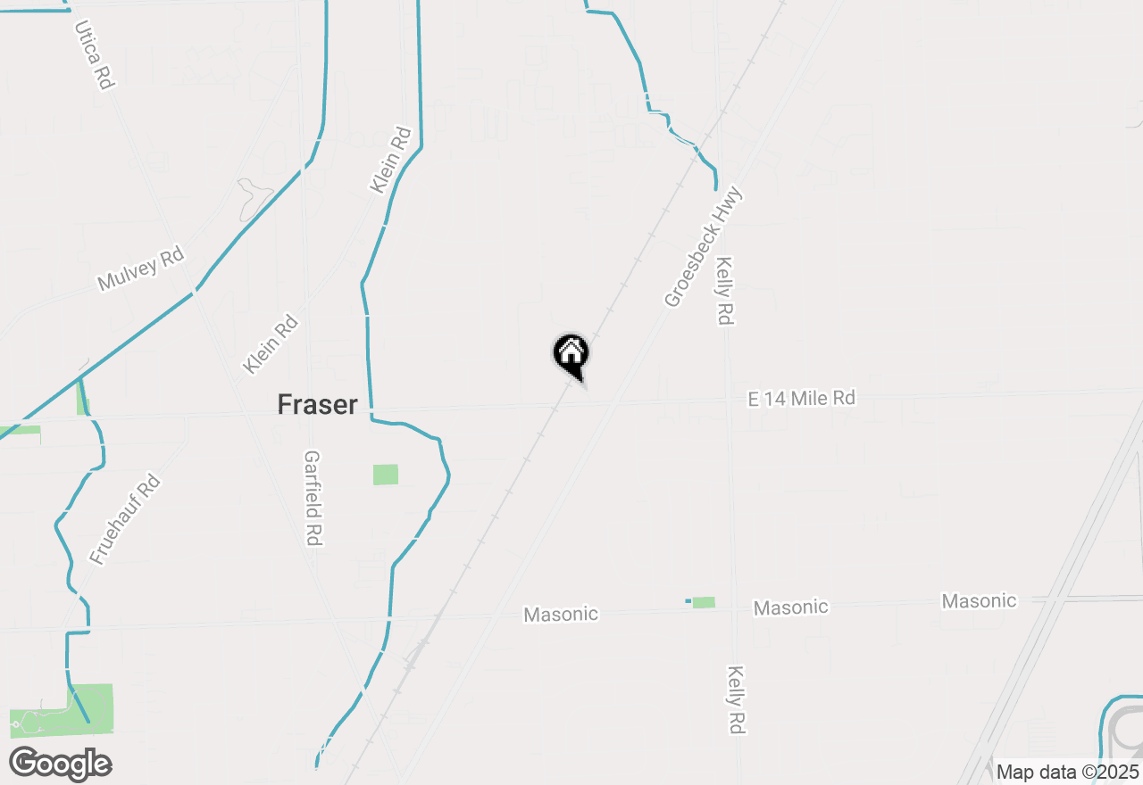Map of 17951 E 14 Mile Road, Fraser, MI 48026