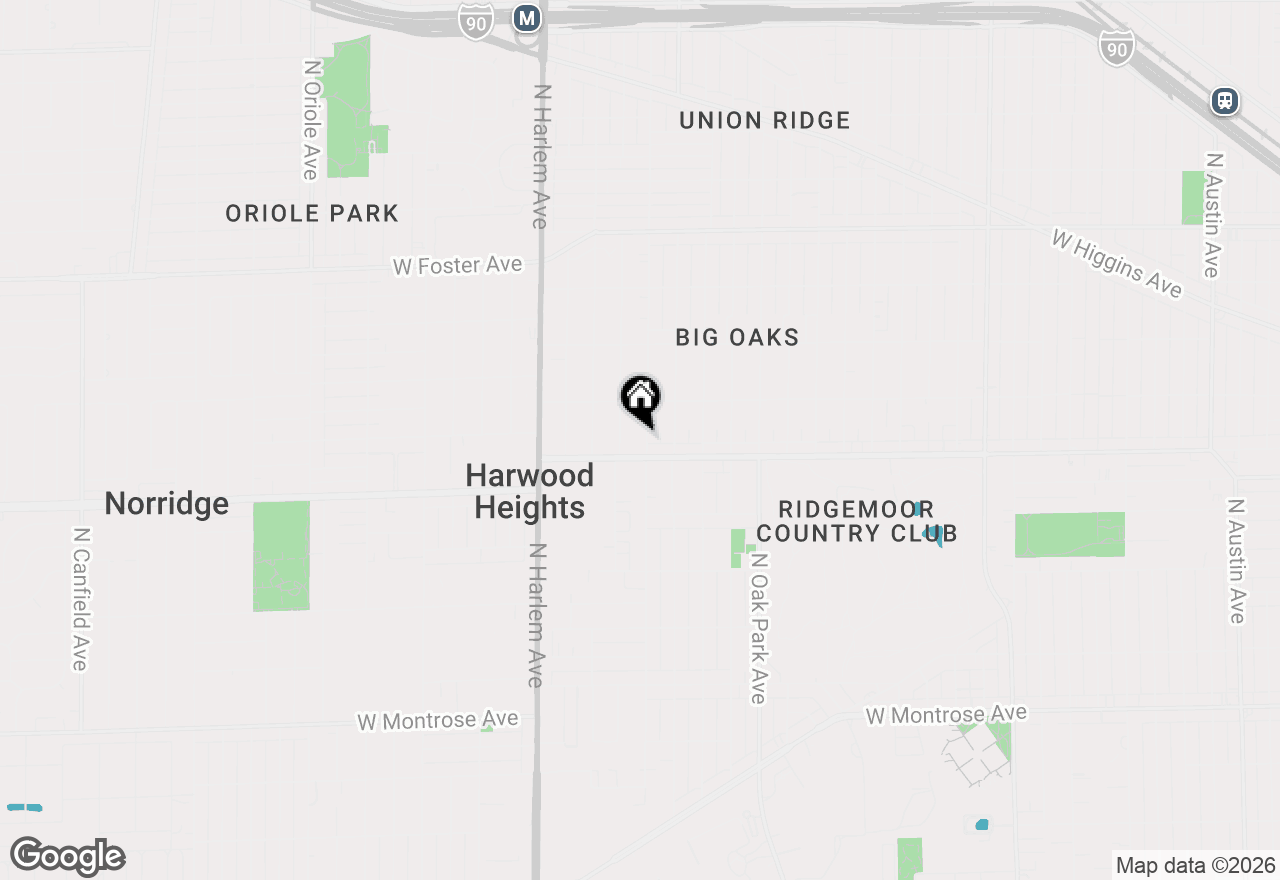 Map of 4816 N Nordica Avenue, Chicago, IL 60656