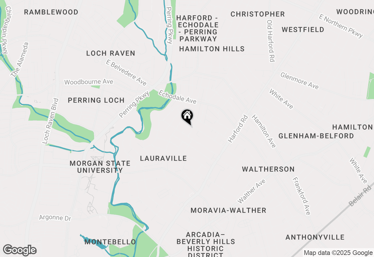 Map of 5005 Catalpha Road, Baltimore, MD 21214