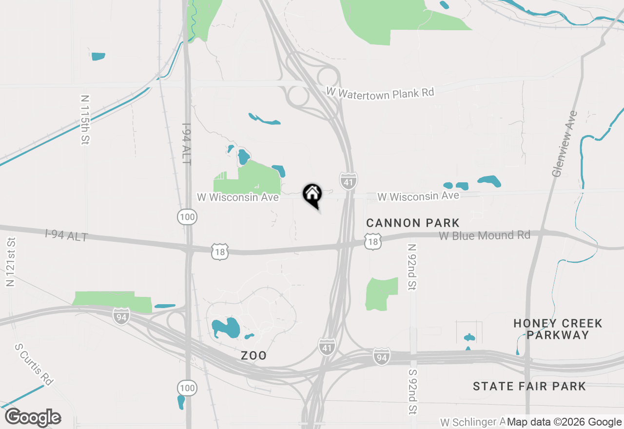 Map of 610 N 99th St, Wauwatosa, WI 53226