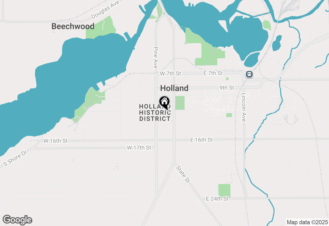 Map of 70 W 12th Street, Holland, MI 49423