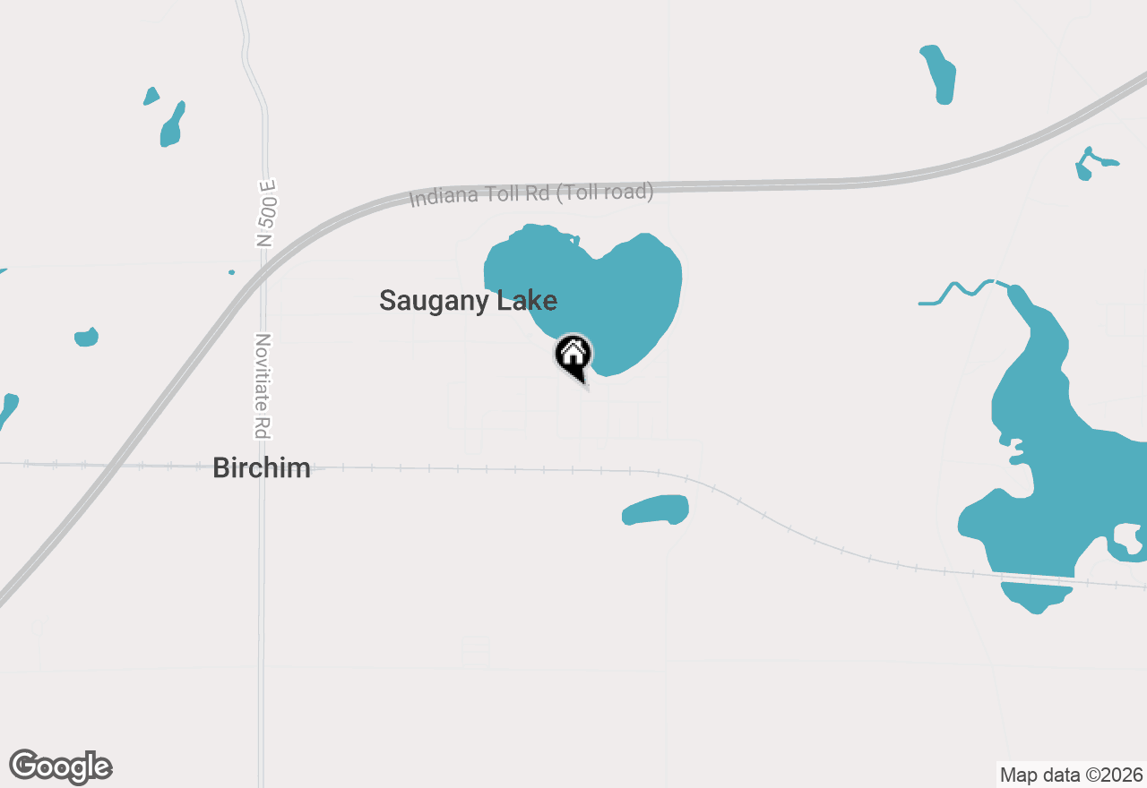 Map of 7692 N Huron Trail, Rolling Prairie, IN 46371