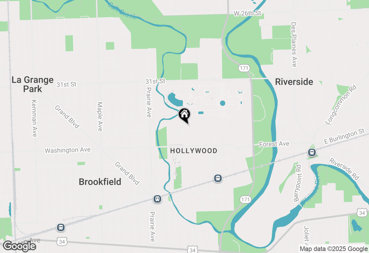 Map of 3337 Arden Avenue, Brookfield, IL 60513