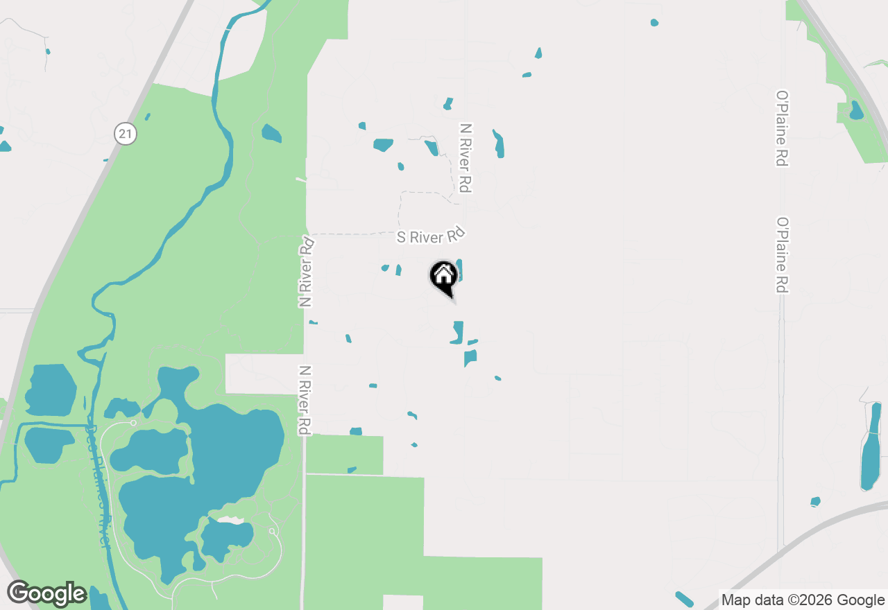 Map of 5420 Belmont Court, Libertyville, IL 60048