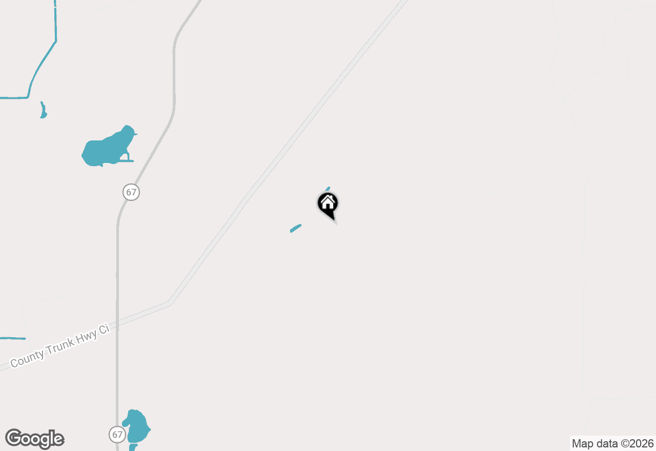 Map of S46W35820 Meadows Dr, Dousman, WI 53118