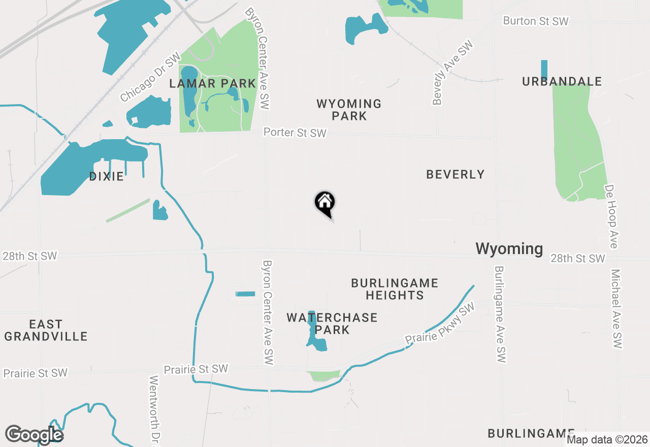Map of 2175 Newport Street Sw, Wyoming, MI 49519