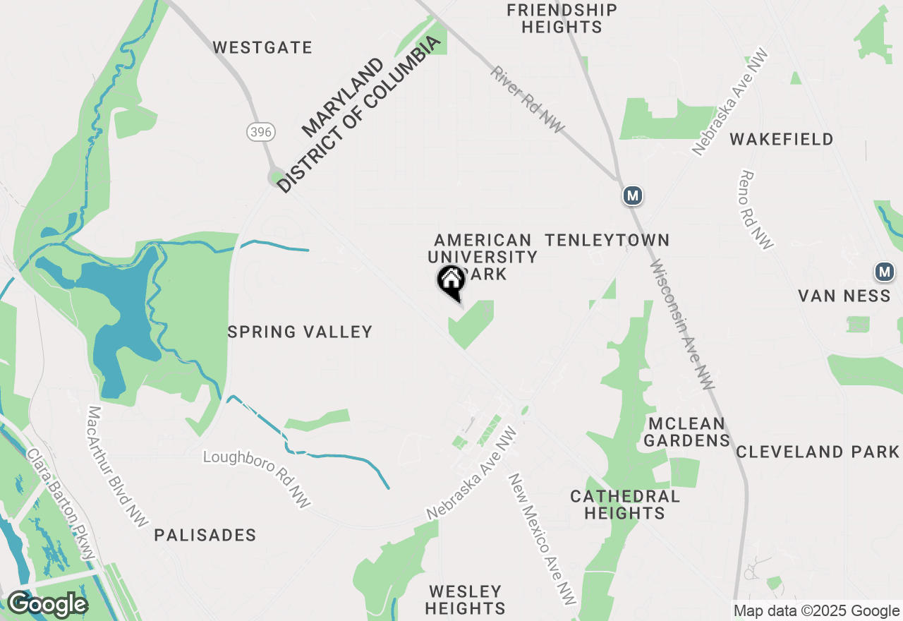 Map of 4115 46th Street Nw, Washington, DC 20016